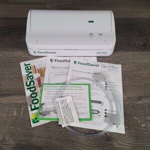 FoodSaver Vacuum Sealing System Mini Plus Food Saver Sealer White Tested Working